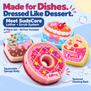 Foamberry Dessert Sponges — 4-Piece Set