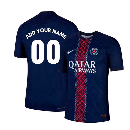 PSG 2025/26 Custom Jersey – Adult Sizes