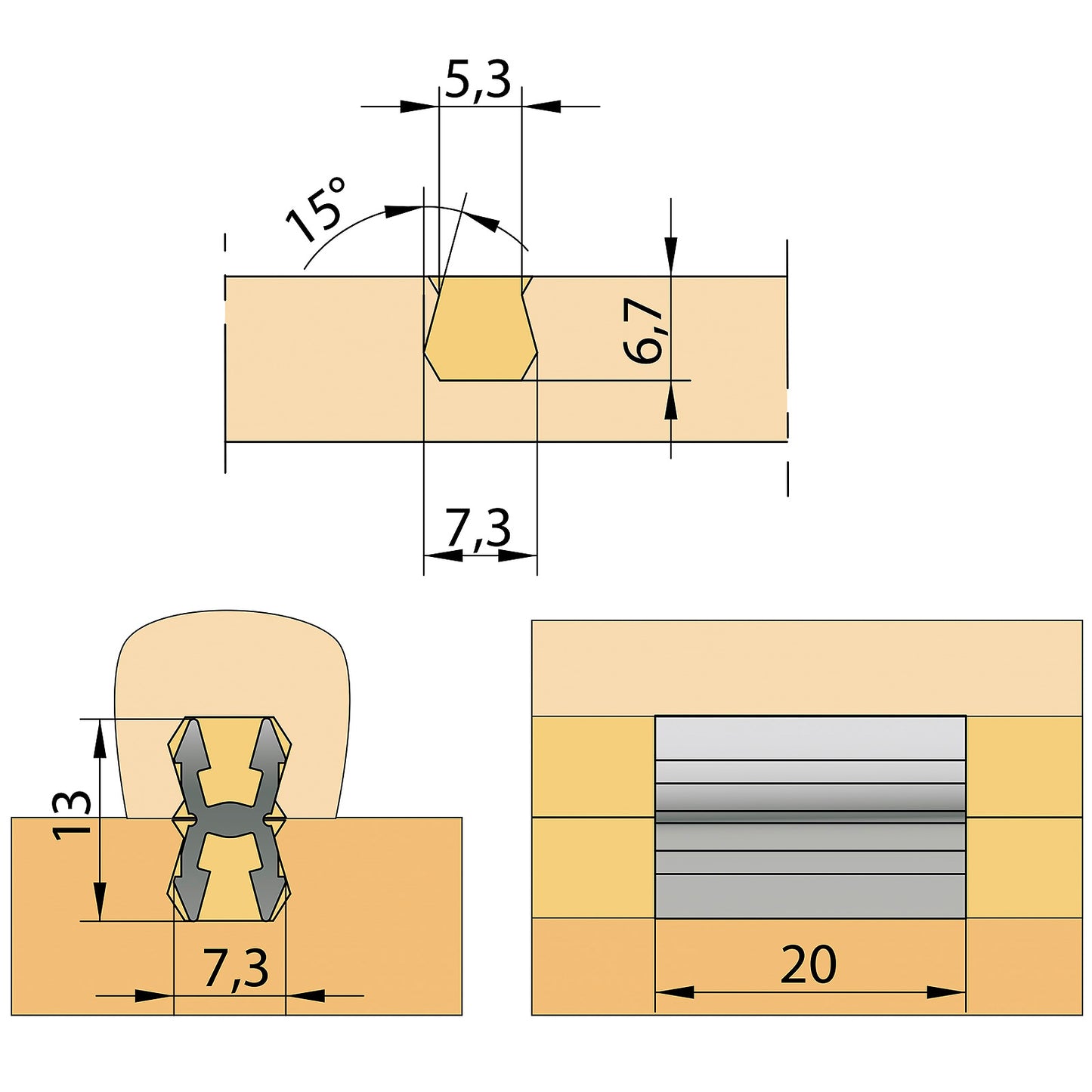 Fivamo Develock ™ Connector