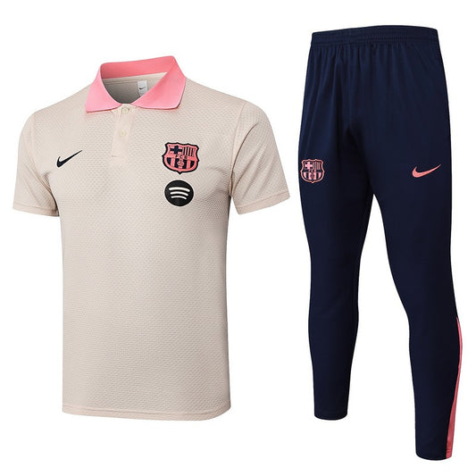 FCB 2025 Training Kit Light Beige – Adult Set (Shirt + Pants)