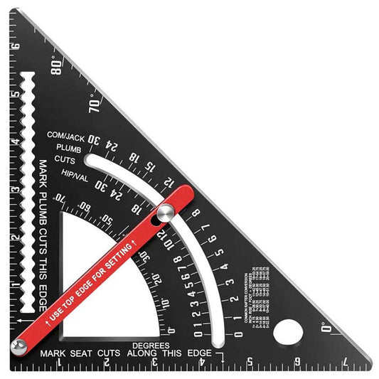 7inch Aluminum Alloy Rafter Square